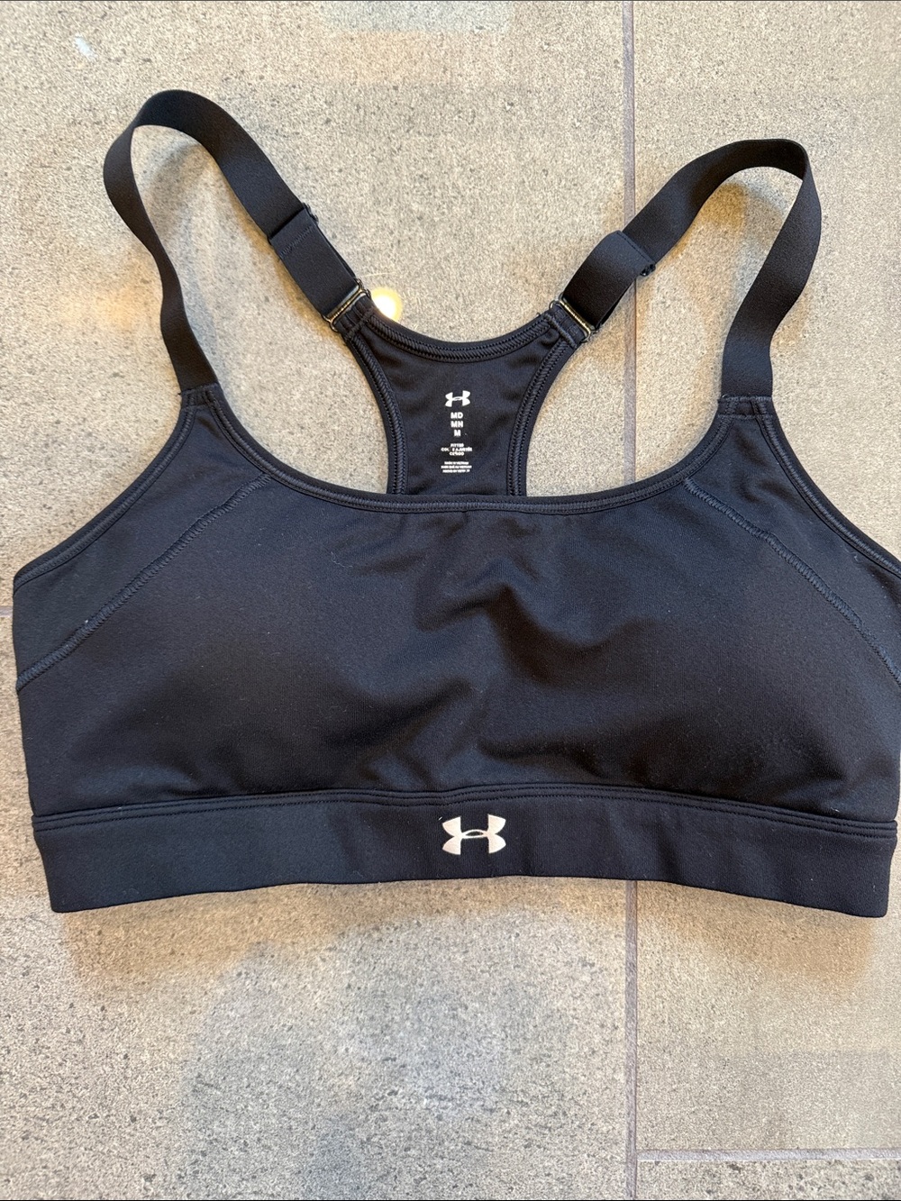 Under Armour Black Racerback Sports Bra